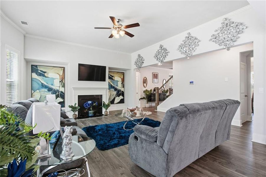 Furnished interior view inside a new home in , Newnan (Image 5).