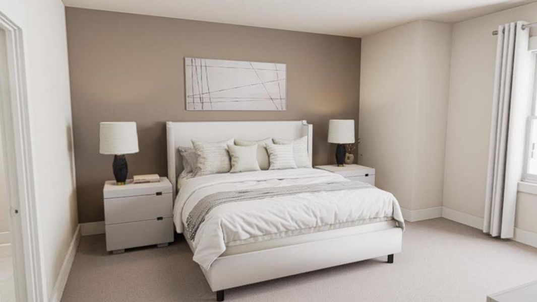 Furnished interior view inside a new home in Allen Park, Raleigh (Image 4).