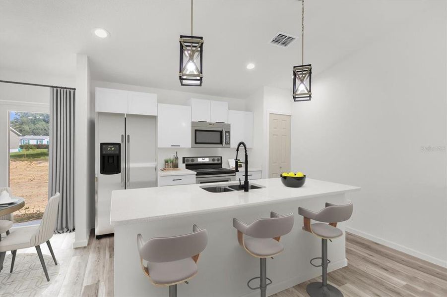 Furnished interior view inside a new home in , Ocala (Image 6).