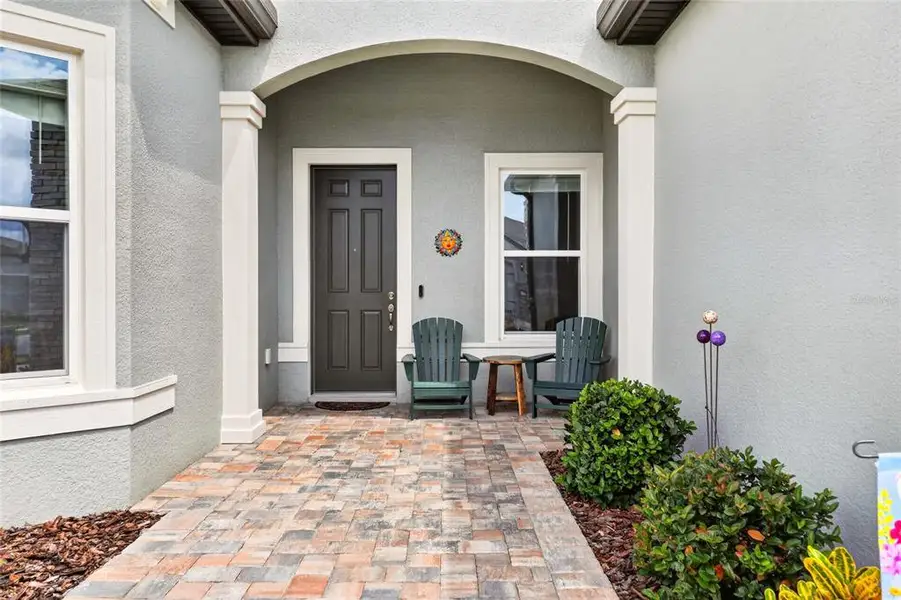 Exterior details and patio area of a home in , Ocala (Image 24).