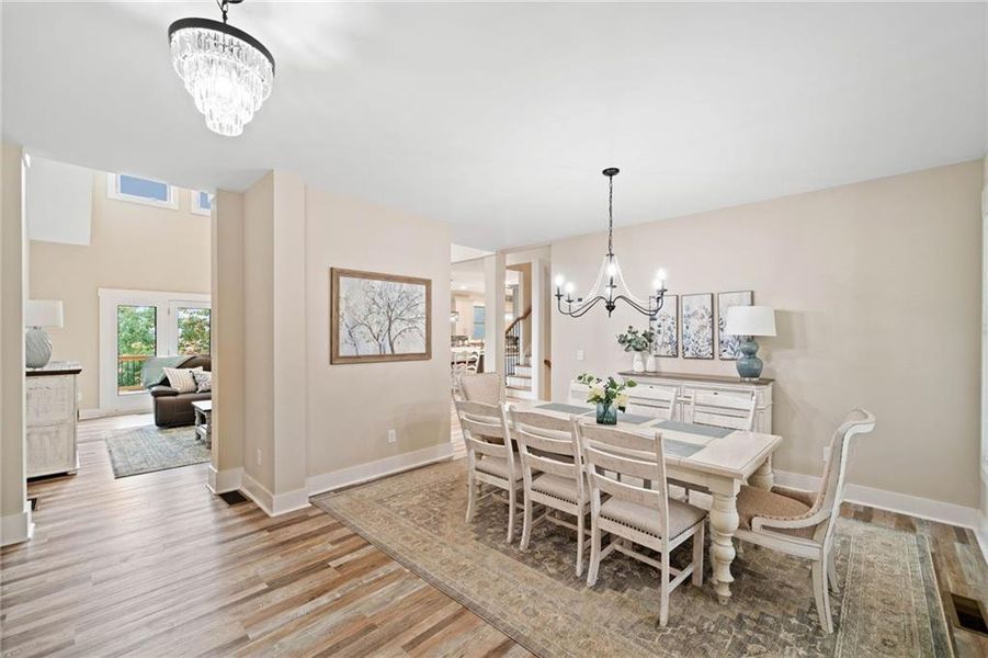 Furnished interior view inside a new home in , Waleska (Image 30).