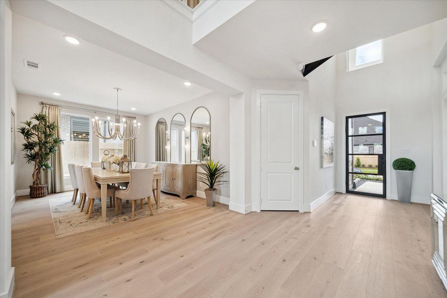 Representative furnished interior of a home built from the The Carter Z by Westin Homes in The Woodlands Hills – 65', Willis (Image 18).