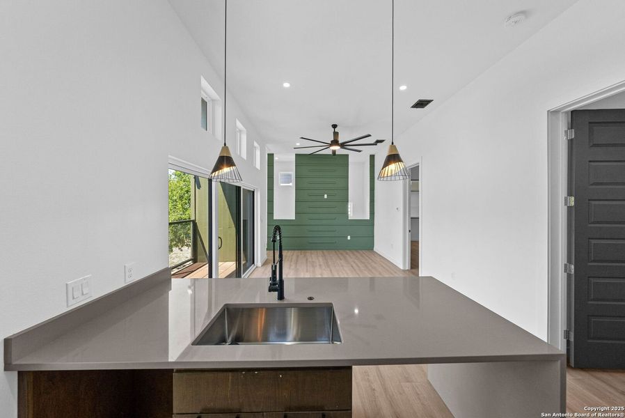 Furnished interior view inside a new home in , San Antonio (Image 3).