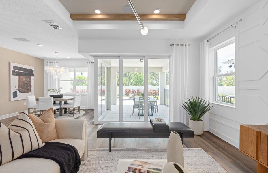 Furnished interior view inside a new home in Del Webb Minneola, Minneola (Image 3).