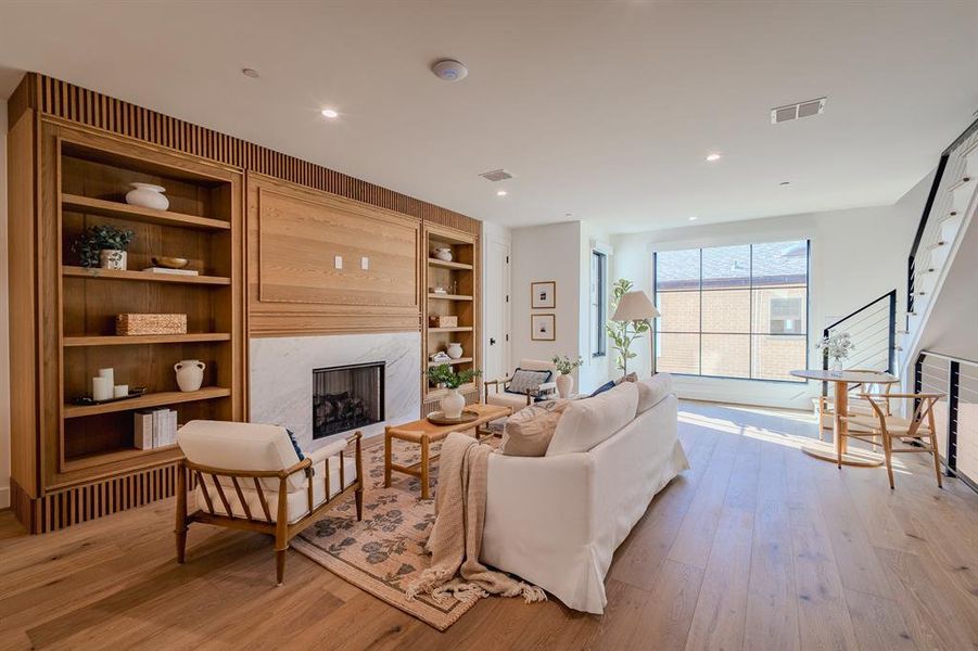 Furnished interior view inside a new home in , University Park (Image 27).