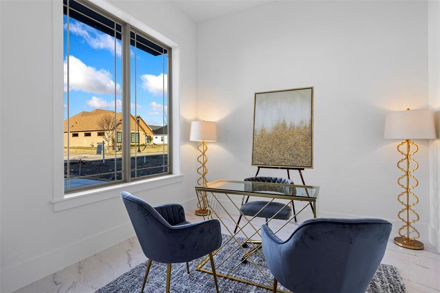 Furnished interior view inside a new home in , Rockwall (Image 15).