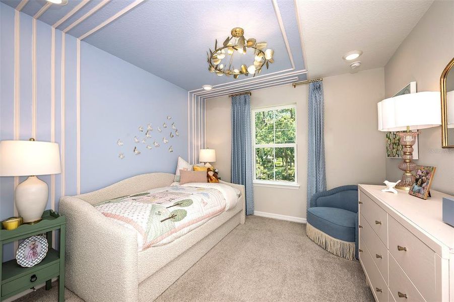 Furnished interior view inside a new home in Aulin Square, Oviedo (Image 3).