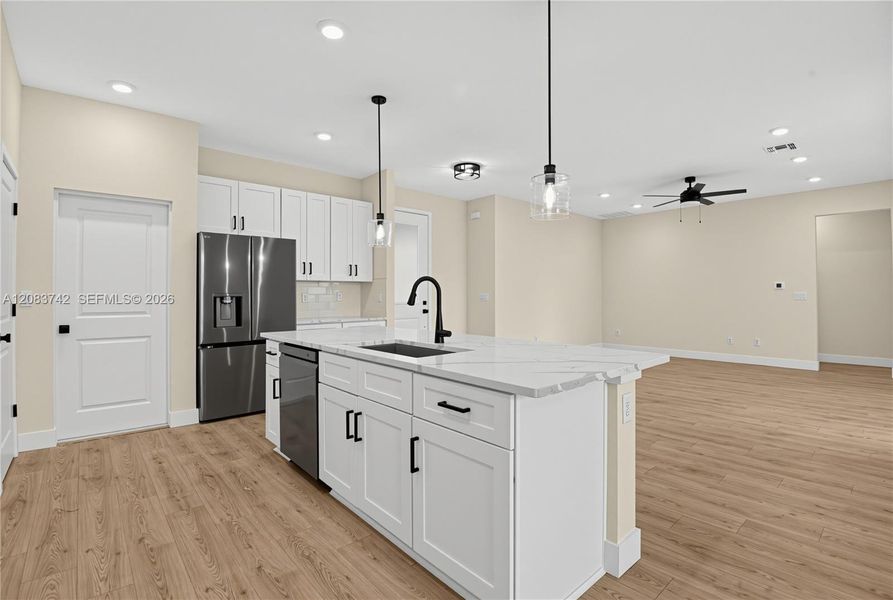 Furnished interior view inside a new home in , Palm Coast (Image 16). Furnished interior view inside a new home in , Palm Coast (Image 16).