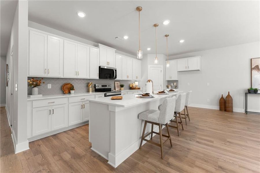 Furnished interior view inside a new home in , Dawsonville (Image 14).
