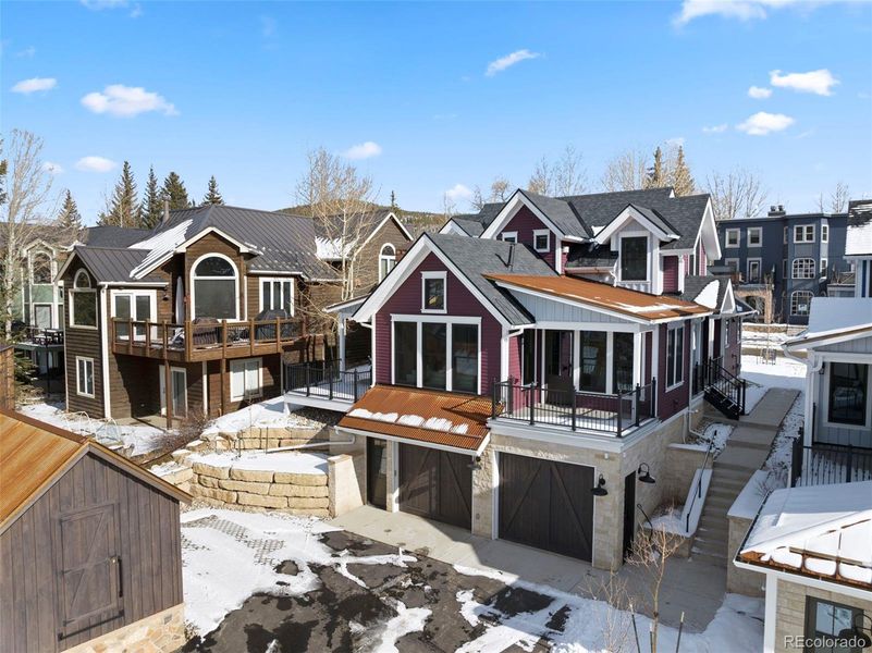 In-progress construction of a new home in , Breckenridge, CO (Image 43).