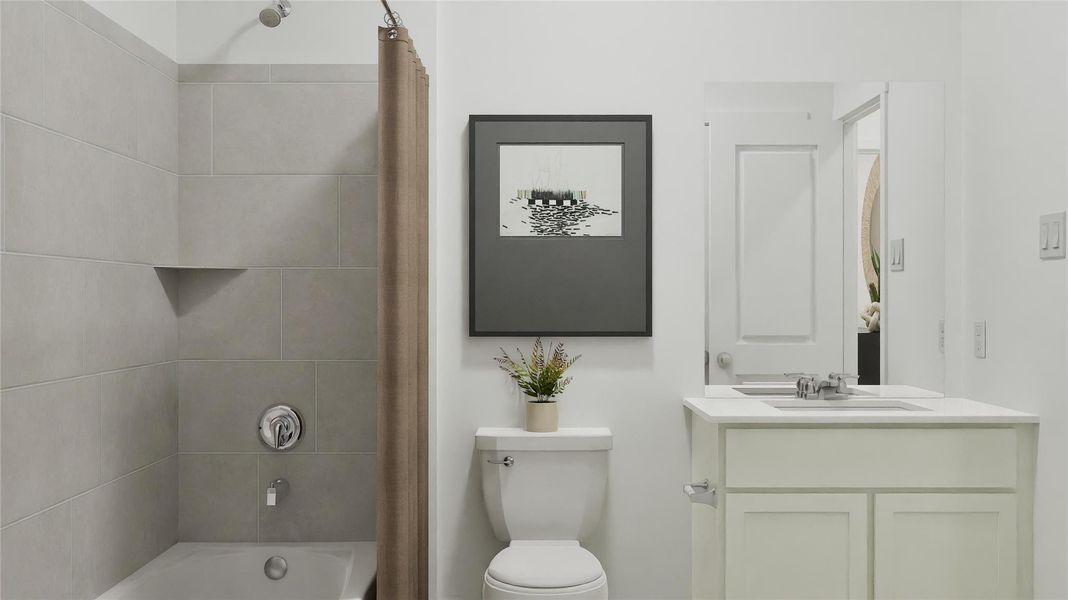 Furnished interior view inside a new home in , Hutto (Image 5).