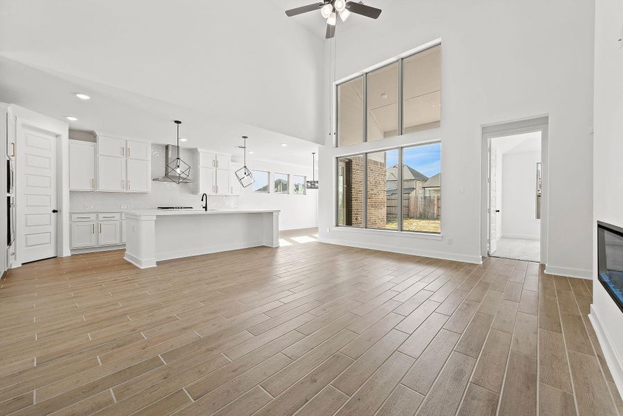 Representative unfurnished interior of a home built from the The Ellington III by Westin Homes in Parkside On The River, Georgetown (Image 7). Representative unfurnished interior of a home built from the The Ellington III by Westin Homes in Parkside On The River, Georgetown (Image 7).