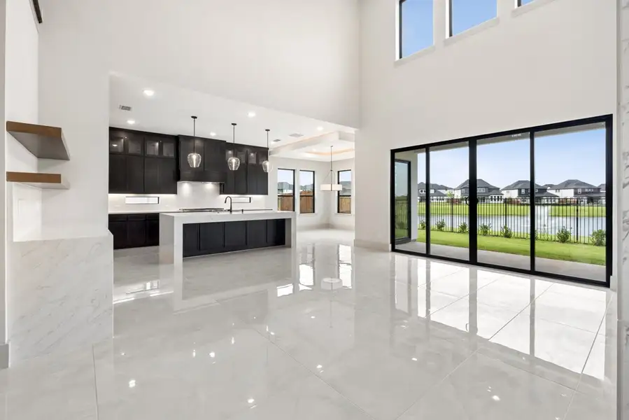 Representative unfurnished interior of a home built from the Westwood by Landon Homes in Dominion Estates, Frisco (Image 13).