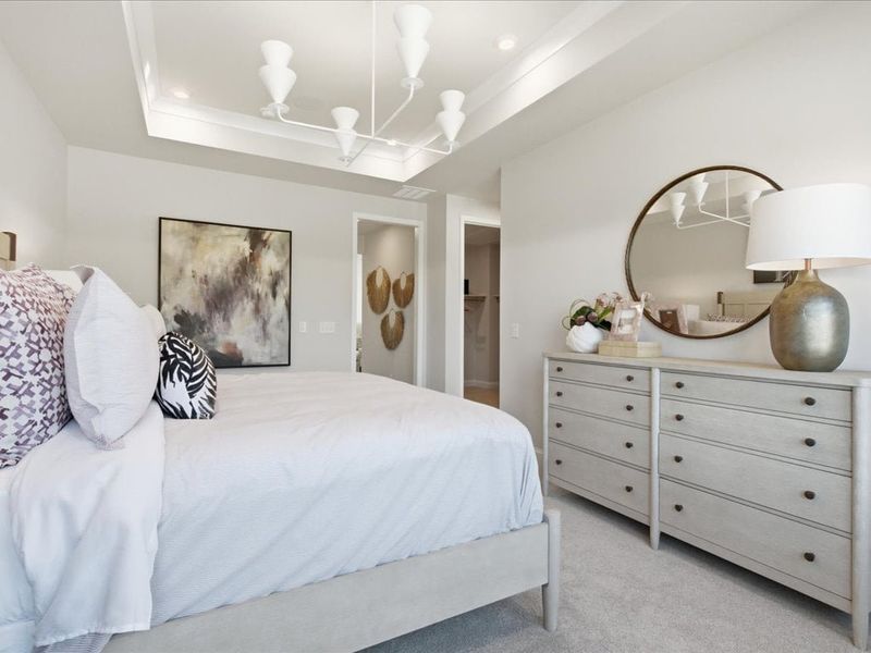 Representative furnished interior of a home built from the York by Tri Pointe Homes in Grahym at Southbridge, Fort Mill (Image 28). Representative furnished interior of a home built from the York by Tri Pointe Homes in Grahym at Southbridge, Fort Mill (Image 28).