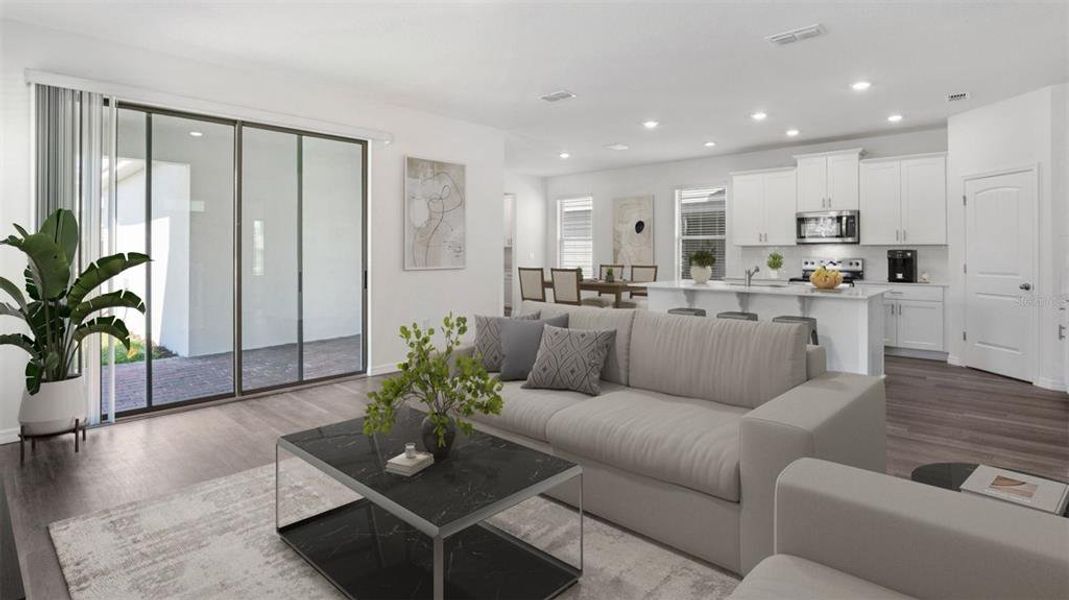 Furnished interior view inside a new home in Waterleigh, Winter Garden (Image 3).