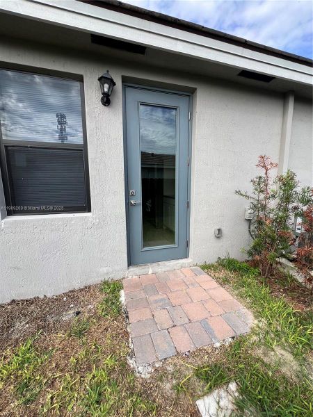 Exterior details and patio area of a home in , Homestead (Image 20). Exterior details and patio area of a home in , Homestead (Image 20).