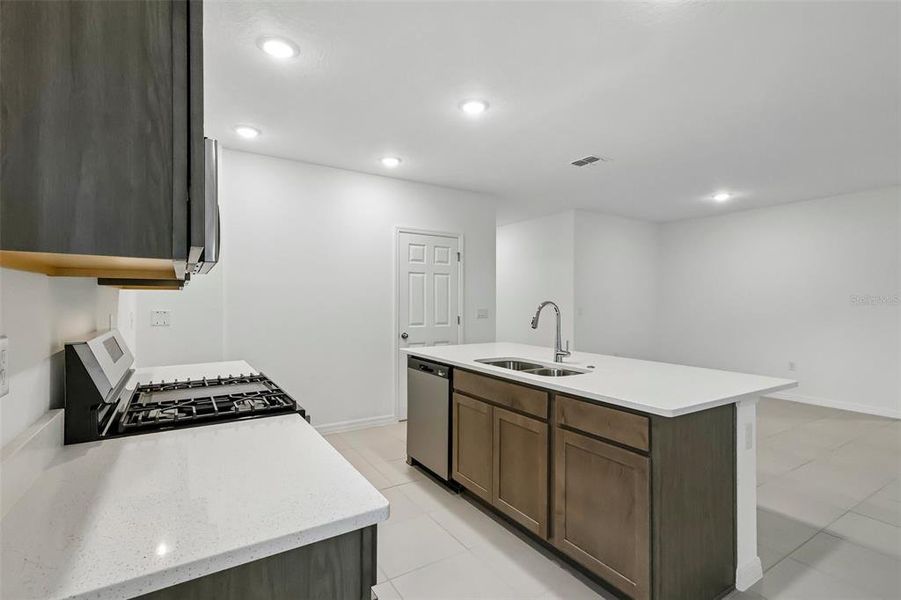 Furnished interior view inside a new home in Eagletail Landings, Howey-in-the-Hills (Image 4).