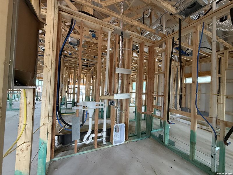 In-progress construction of a new home in The Wilder, Adkins, TX (Image 28).