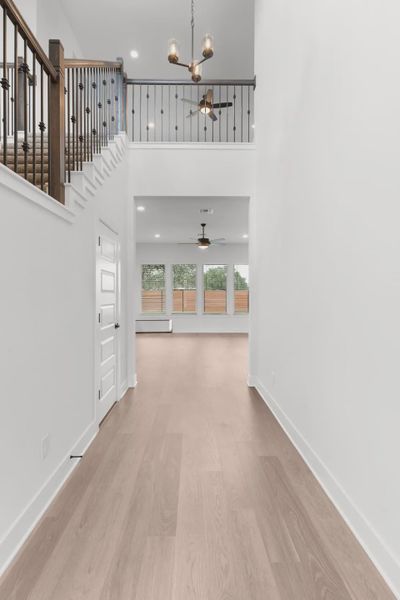 Representative unfurnished interior of a home built from the Hudson by Chesmar Homes in Newhaven, Manor (Image 28). Representative unfurnished interior of a home built from the Hudson by Chesmar Homes in Newhaven, Manor (Image 28).