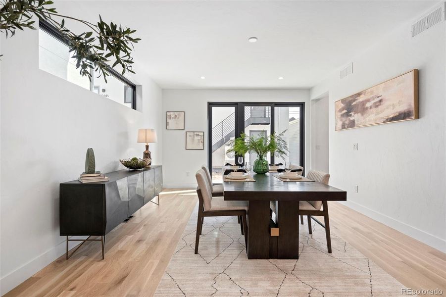 Furnished interior view inside a new home in , Denver (Image 11).