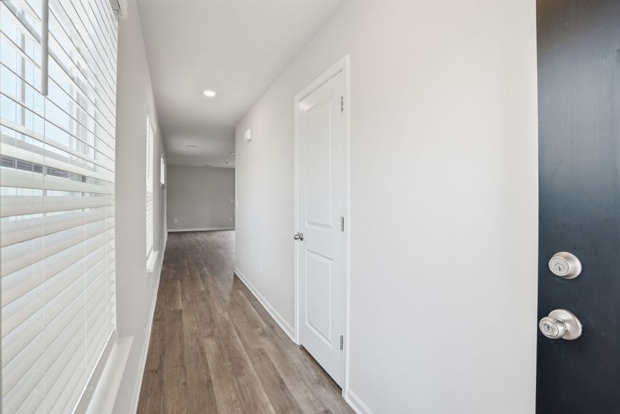 Representative unfurnished interior of a home built from the Juniper B by McGuinn Homes in Hunters Branch, Hopkins (Image 33).