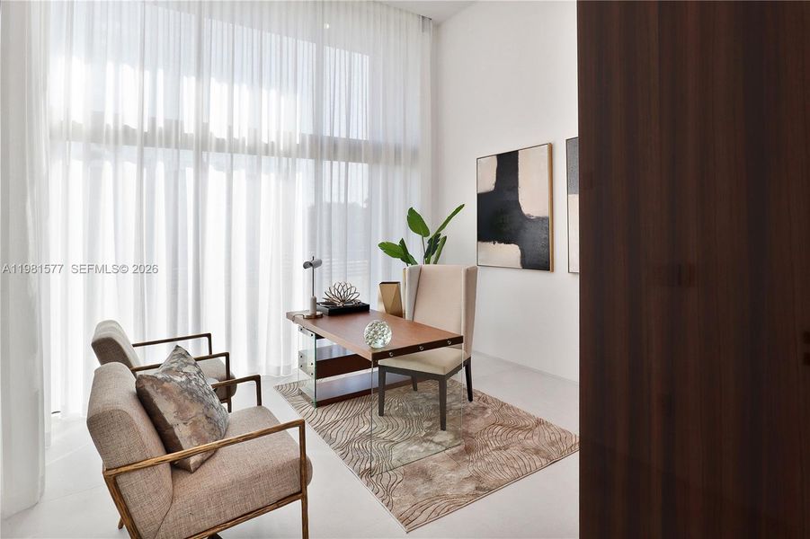 Furnished interior view inside a new home in , Davie (Image 42).