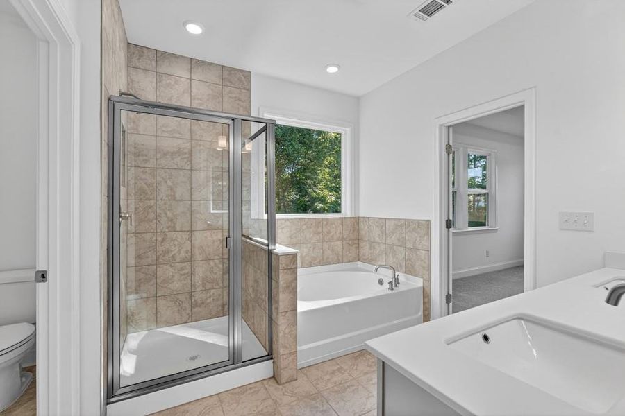 Furnished interior view inside a new home in Bailey Fence, Dacula (Image 13).