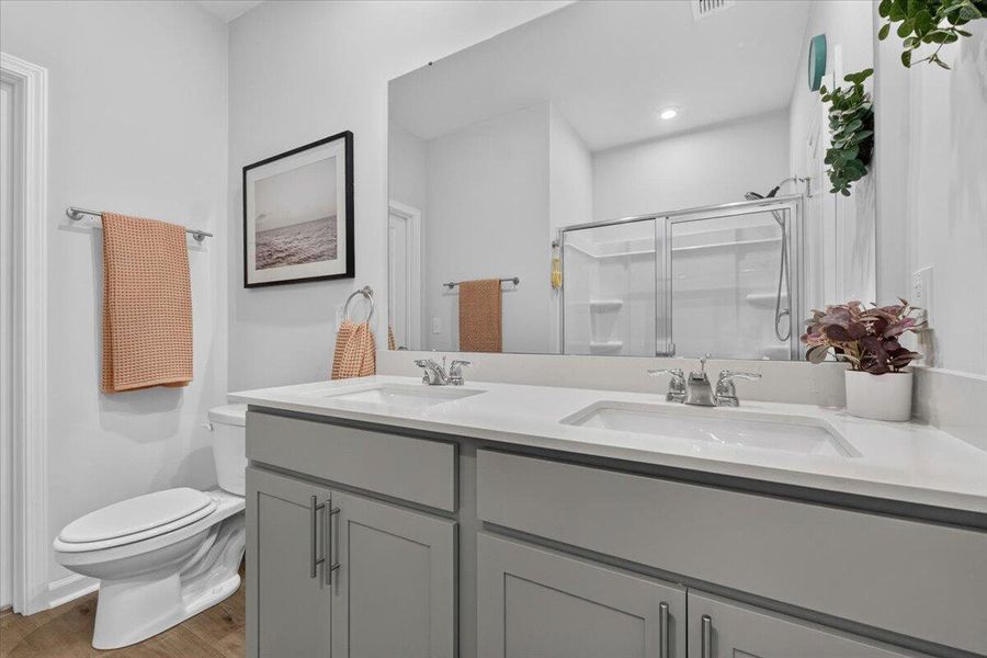 Furnished interior view inside a new home in Sanctuary Cove at Cane Bay, Summerville (Image 17).