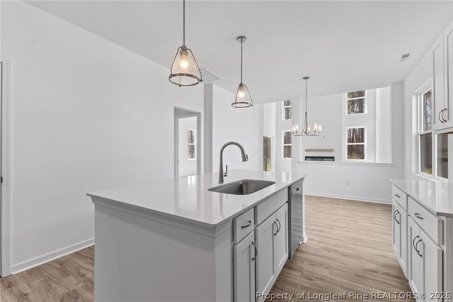 Furnished interior view inside a new home in Pembroke, Hope Mills (Image 6).