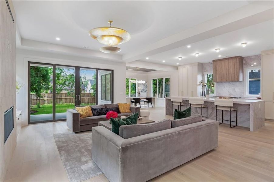 Furnished interior view inside a new home in , Atlanta (Image 29).