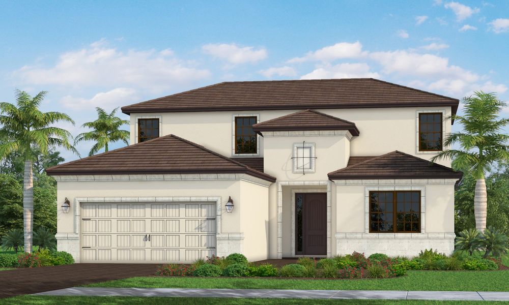 Representative exterior photo of a completed home built from the Festival by Neal Communities in Vistera of Venice, Venice, FL (Image 2).