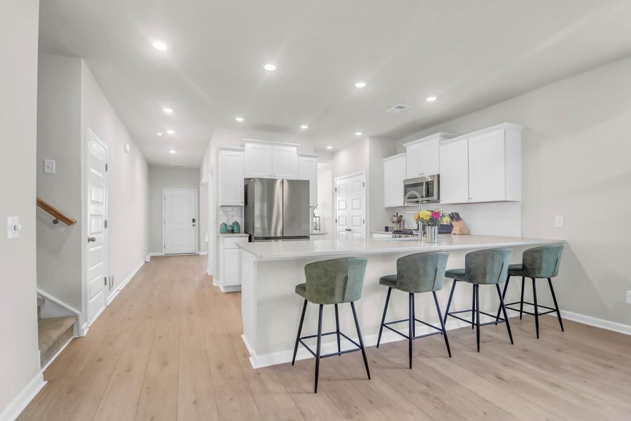 Furnished interior view inside a new home in Sweetgrass at Summers Corner: Arbor Collection, Summerville (Image 3).