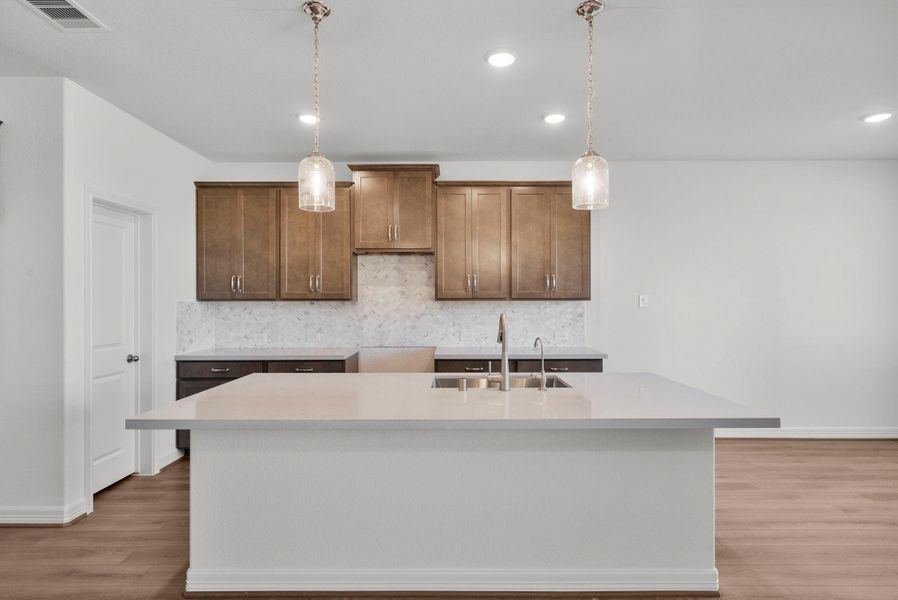 Furnished interior view inside a new home in Cedar Pointe, Crosby (Image 12).