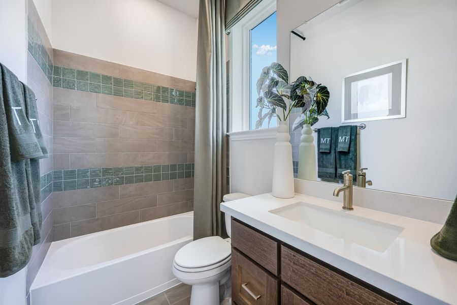 Representative furnished interior of a home built from the Courtney by Taylor Morrison in The Ranch at Uptown Celina, Celina (Image 25).