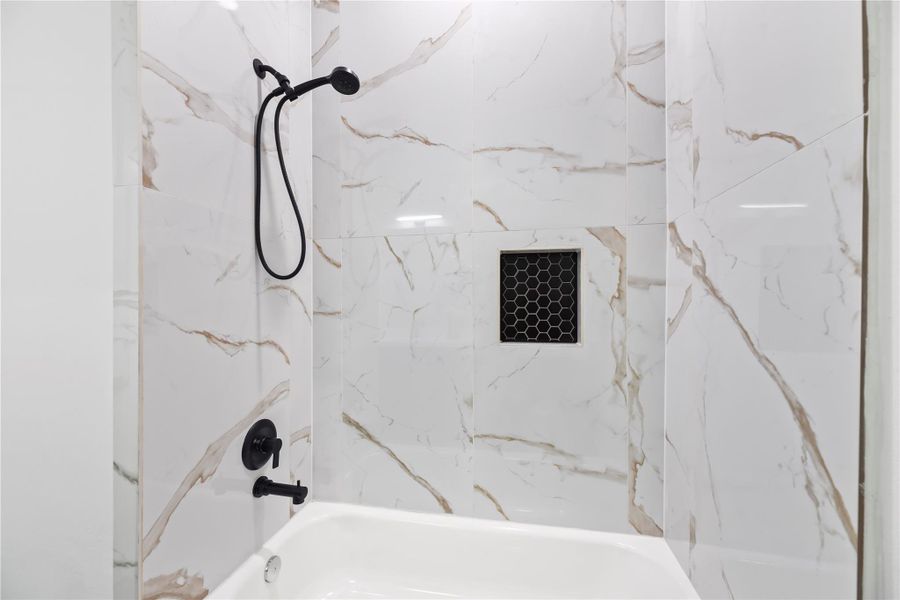 Close-up of interior finishes inside a home in , Houston (Image 20).