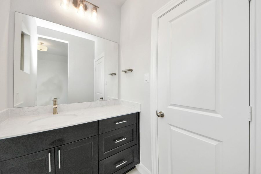 Furnished interior view inside a new home in Marvida, Cypress (Image 12).