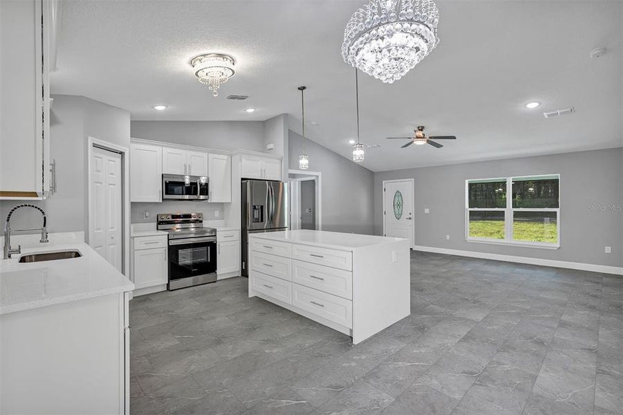Furnished interior view inside a new home in , Belleview (Image 7).