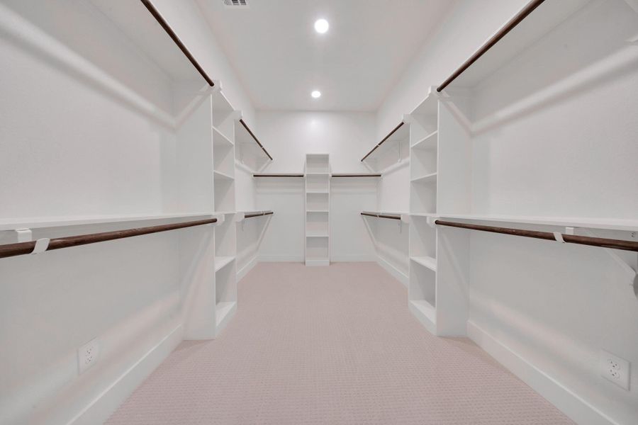 Primary closet. Primary closet.