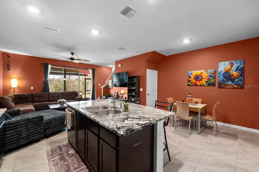 Furnished interior view inside a new home in , Tampa (Image 11). Furnished interior view inside a new home in , Tampa (Image 11).