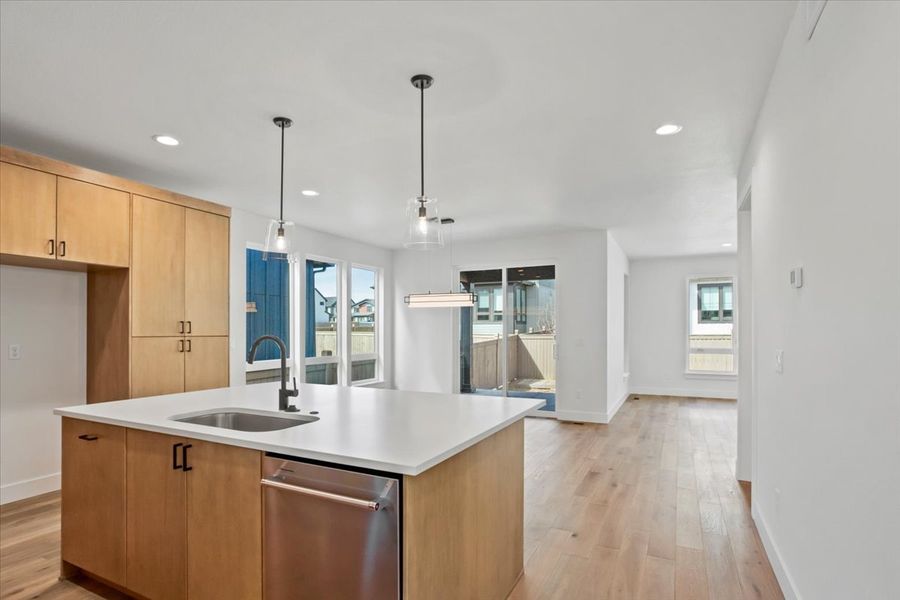 Furnished interior view inside a new home in West Grange, Longmont (Image 6).