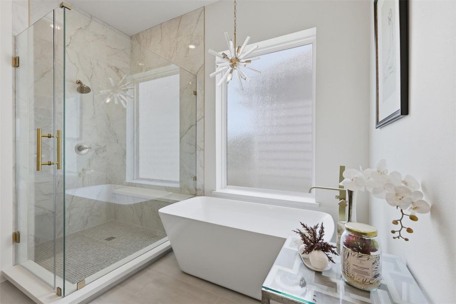 Furnished interior view inside a new home in , Houston (Image 10).