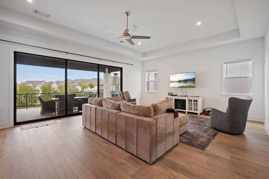 Furnished interior view inside a new home in , Liberty Hill (Image 5). Furnished interior view inside a new home in , Liberty Hill (Image 5).