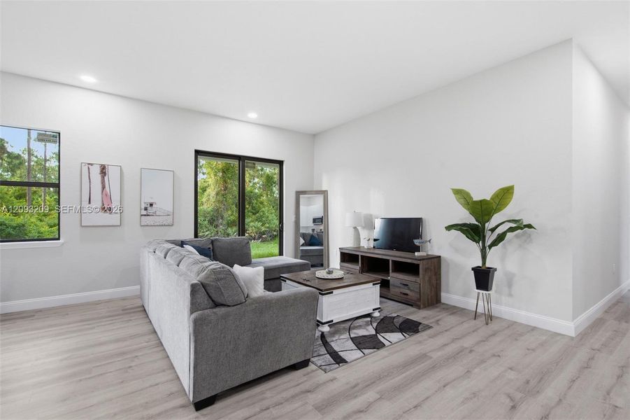 Furnished interior view inside a new home in , Lehigh Acres (Image 7).