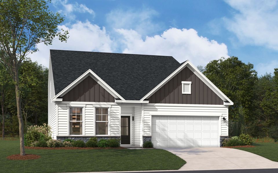 Representative exterior photo of a completed home built from the The Jefferson by Stanley Martin Homes in Green Tree Place, Anderson, SC (Image 61).