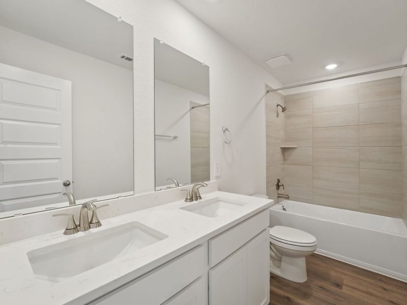 Furnished interior view inside a new home in Prairie Winds - Executive Collection, Hutto (Image 8).