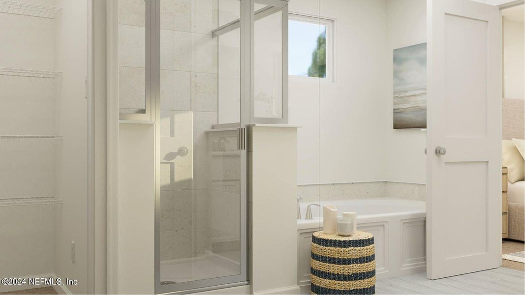 Furnished interior view inside a new home in Saddle Oaks, Jacksonville (Image 13).