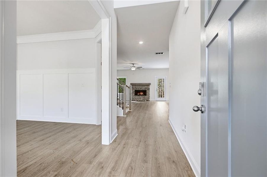 Spacious, unfurnished interior of a new home in Palm Springs Manor Create Homes, Ellenwood (Image 33). Spacious, unfurnished interior of a new home in Palm Springs Manor Create Homes, Ellenwood (Image 33).