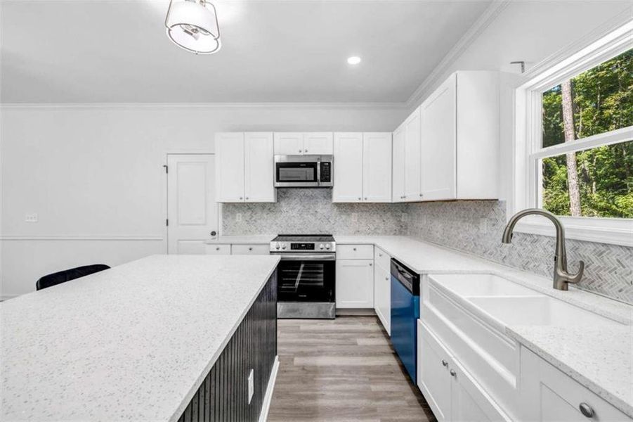 Furnished interior view inside a new home in , Fayetteville (Image 6).