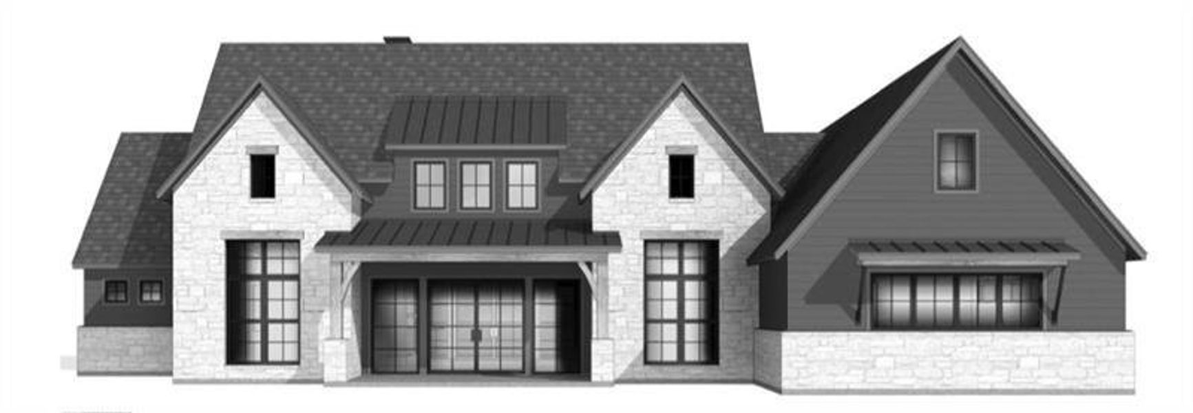 Exterior rendering of this home design in , Rome, GA (Image 14).