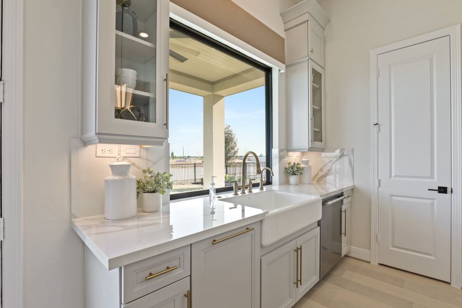 Furnished interior view inside a new home in Bridgeland 45', 50', 70', Cypress (Image 24).